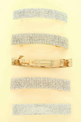 Rhinestone Embellished Hair Barrette Clip