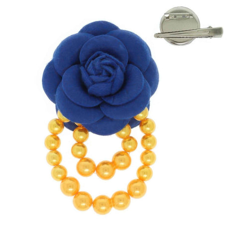 Floral Bloom Felt Hair Clip / Brooch Pin