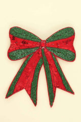 Christmas Ribbon Bow Barrette Hair Clip