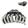 Rhinestone Pave Arch Patterned Hair Claw Clip