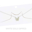 Women's Gold Dipped Butterfly Necklace