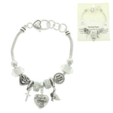 Inspirational Religious Theme Charm Bracelet