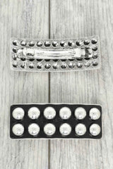 Western Bubble Patterned Hair Barrette Clip