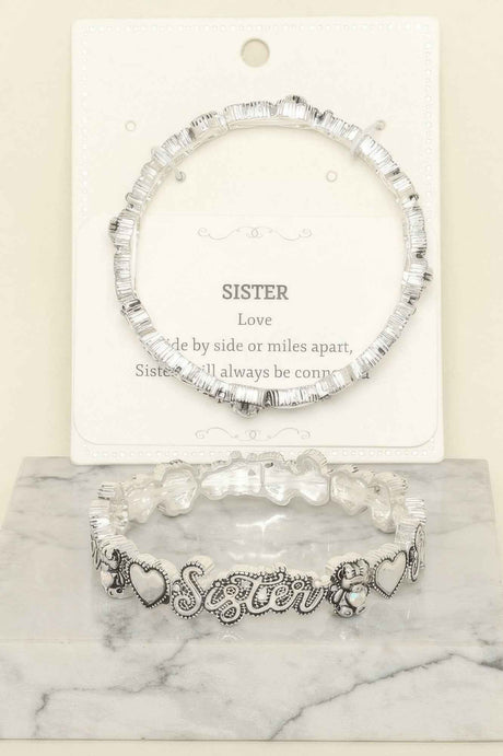 Inspirational Message Stretch Bracelet