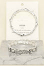 Inspirational Message Stretch Bracelet