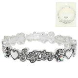 Inspirational Message Stretch Bracelet