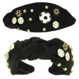 Game Day Soccer Theme Top Knotted Headband