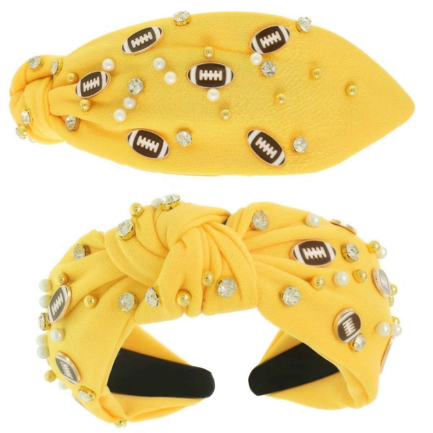 Game Day Football Theme Top Knotted Headband