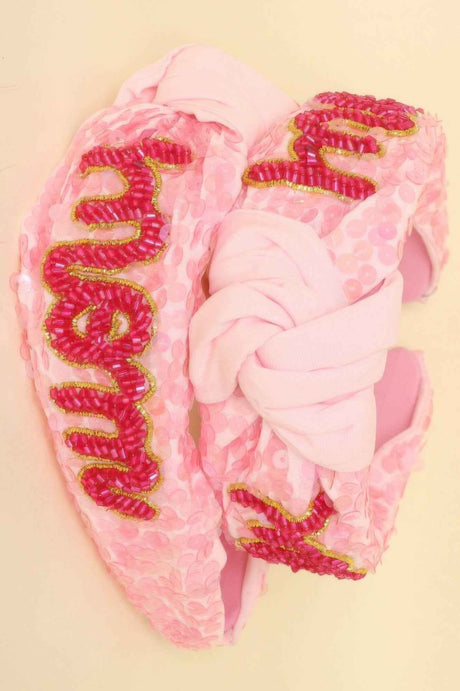 Mom Themed Top Knotted Headband