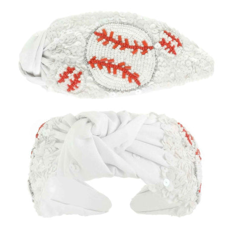 Game Day Baseball Top Knotted Headband