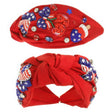Usa Theme Cherry Heart Headband