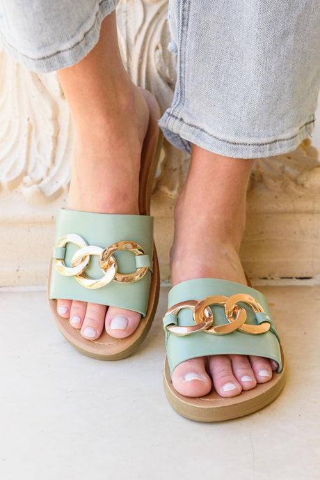 Diapositivas de Wander Often en color menta
