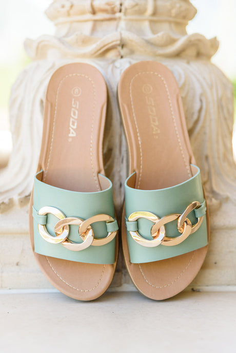 Diapositivas de Wander Often en color menta