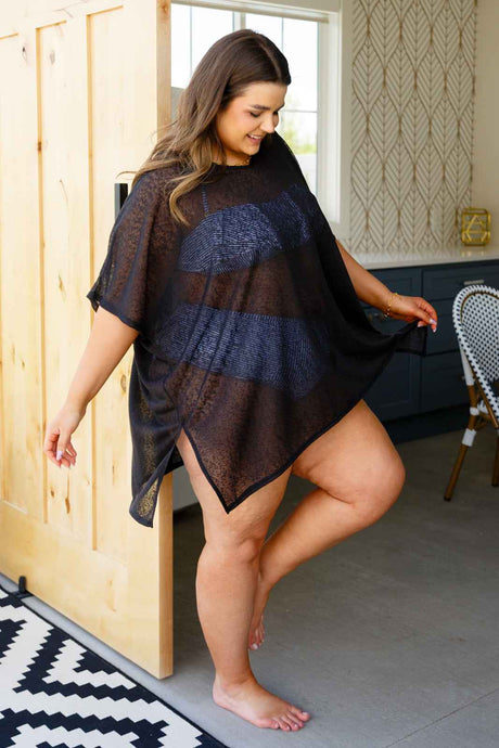 Warm Days, Cool Nights Top in Black - Liarian Unlimited Boutique