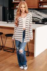 Weekend Adventure Striped Longline Cardigan - Liarian Unlimited Boutique