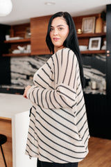 Weekend Adventure Striped Longline Cardigan - Liarian Unlimited Boutique