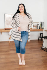 Weekend Adventure Striped Longline Cardigan - Liarian Unlimited Boutique
