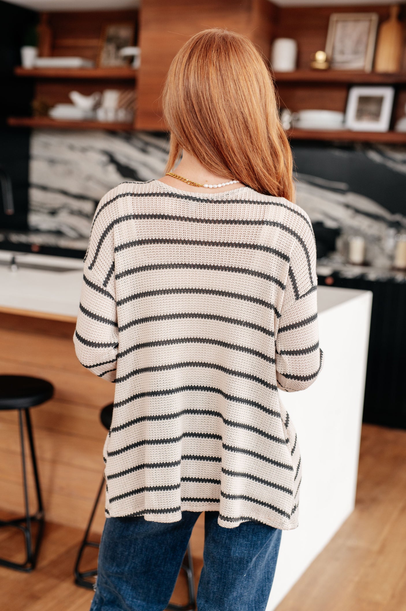 Weekend Adventure Striped Longline Cardigan - Liarian Unlimited Boutique