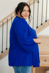 What Do You Say Balloon Sleeve Blouse - Liarian Unlimited Boutique