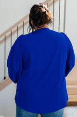What Do You Say Balloon Sleeve Blouse - Liarian Unlimited Boutique