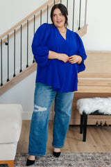 What Do You Say Balloon Sleeve Blouse - Liarian Unlimited Boutique