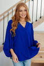 What Do You Say Balloon Sleeve Blouse - Liarian Unlimited Boutique