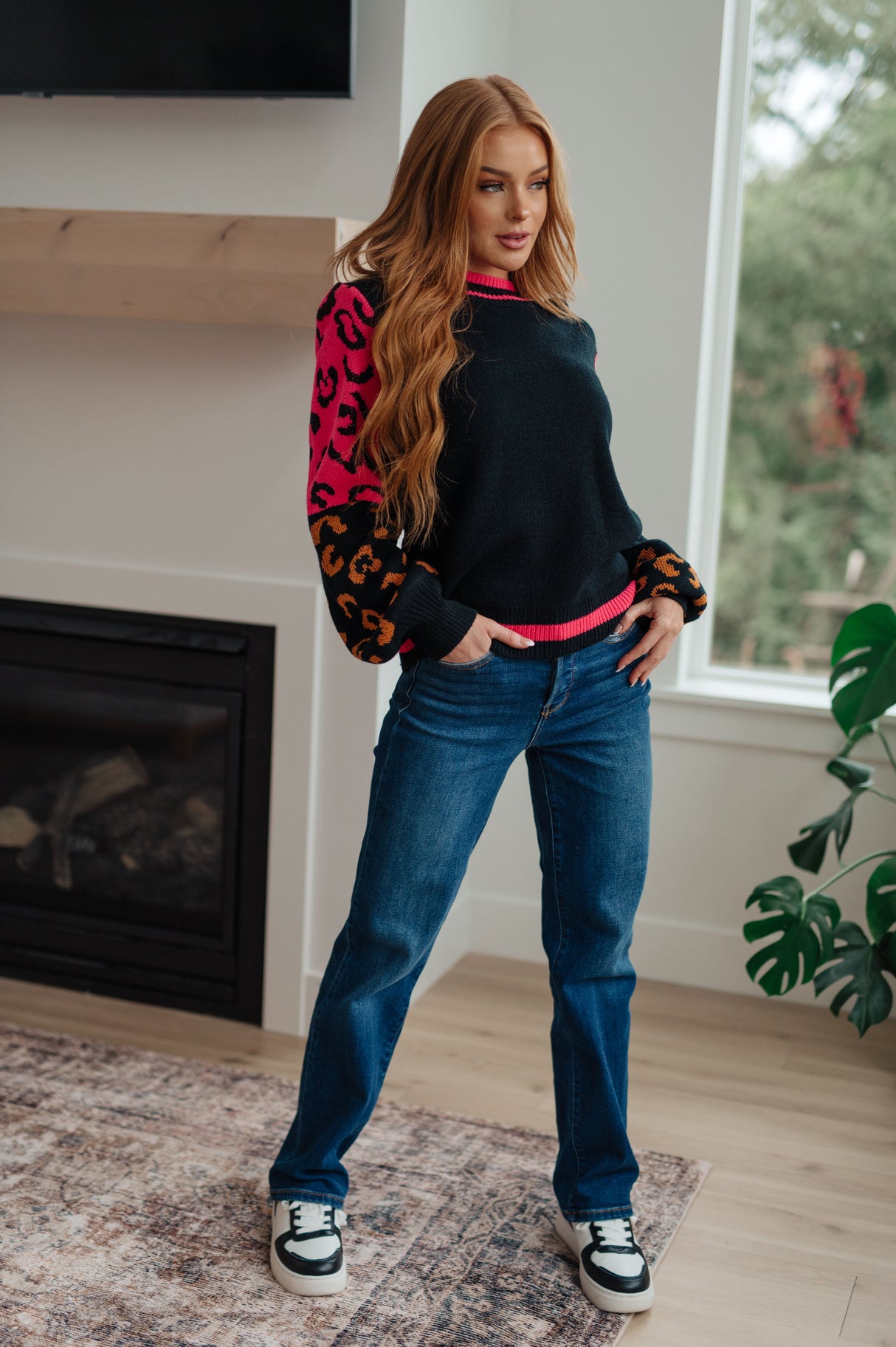 Suéter estampado animal Wild About You