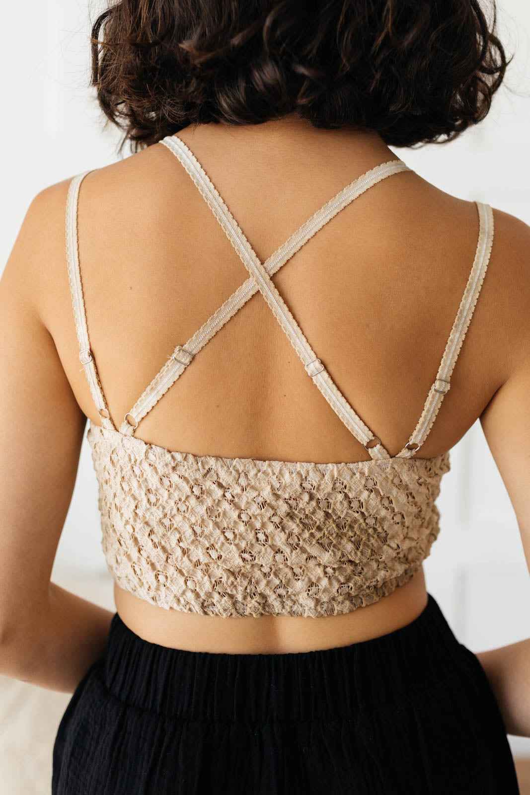 Live In Lace Bralette in Taupe - Liarian Unlimited Boutique