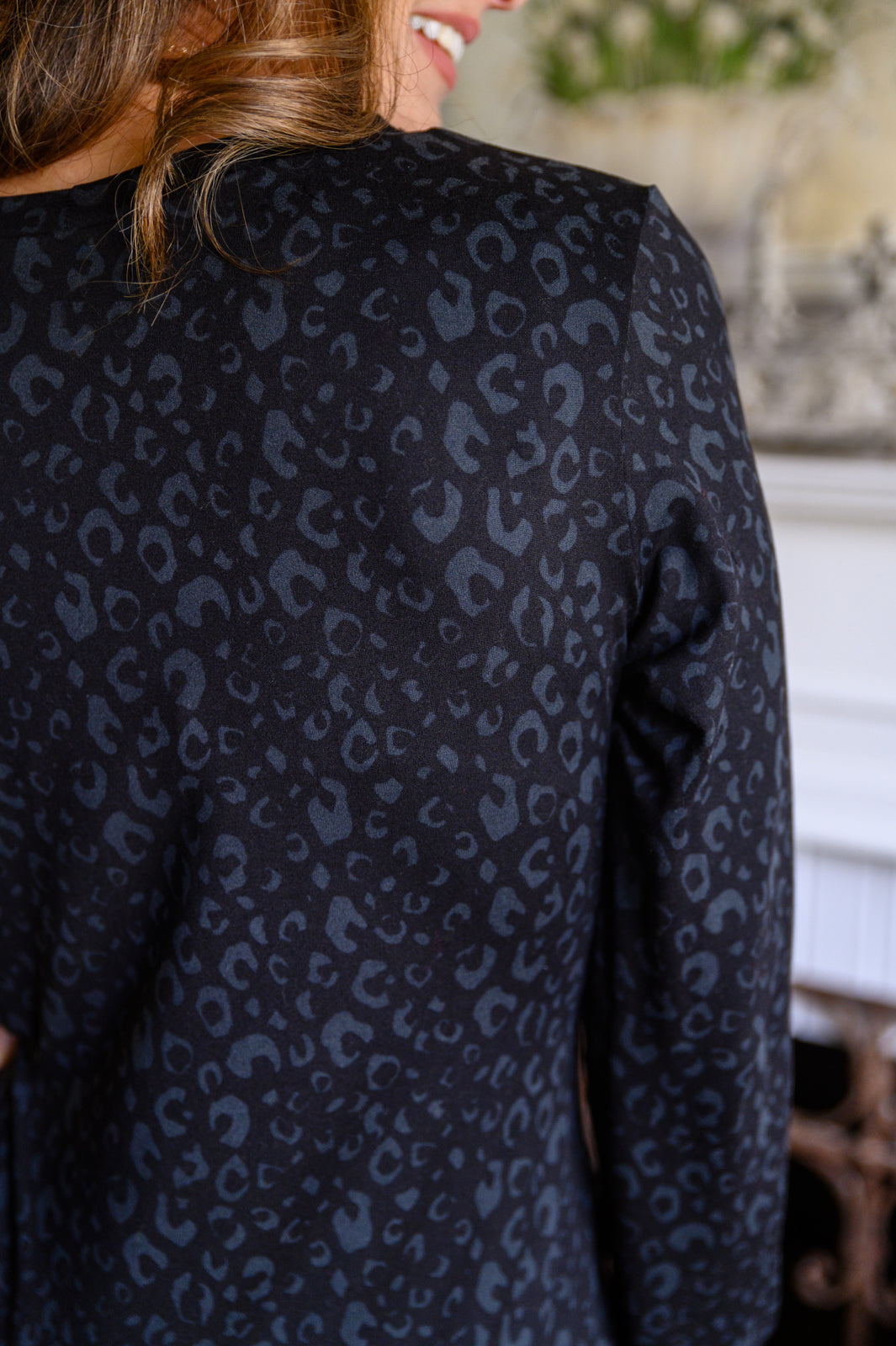 Vestido estampado animal Wishful Thinking en negro