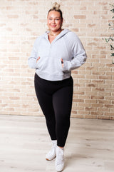 Sudadera con capucha Working Up A Sweat en gris