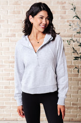 Sudadera con capucha Working Up A Sweat en gris