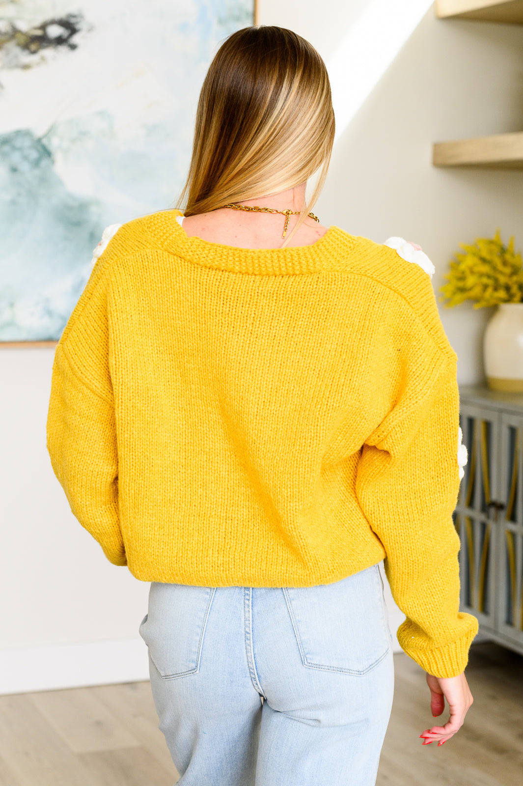 Cárdigan floral "Eres suficiente"