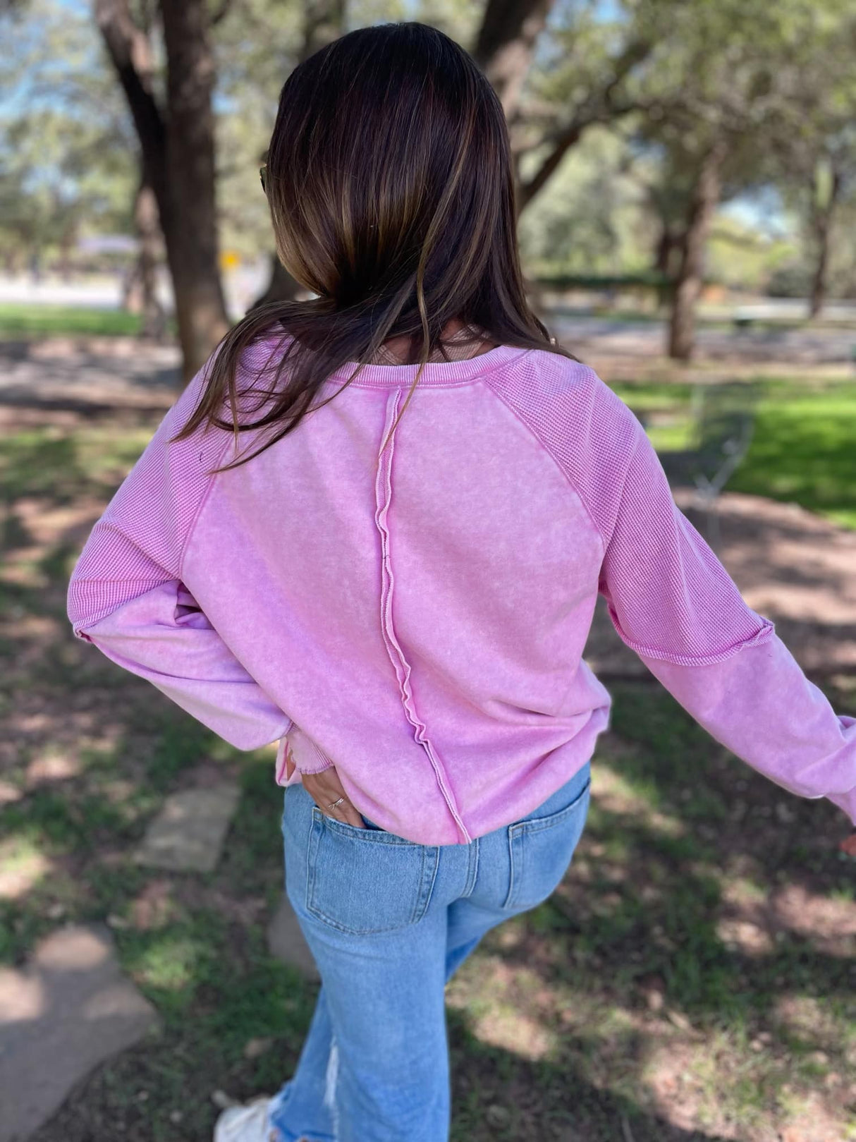 Best Selling Elliott Exposed Seam Sweatshirt in Five Colors - Liarian Unlimited Boutique