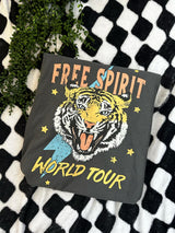 Free Spirit World Tour Graphic Tee - Liarian Unlimited Boutique