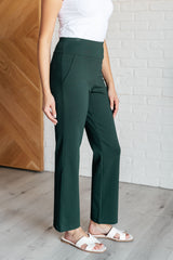 Magic Straight Pants in Hunter Green - Liarian Unlimited Boutique
