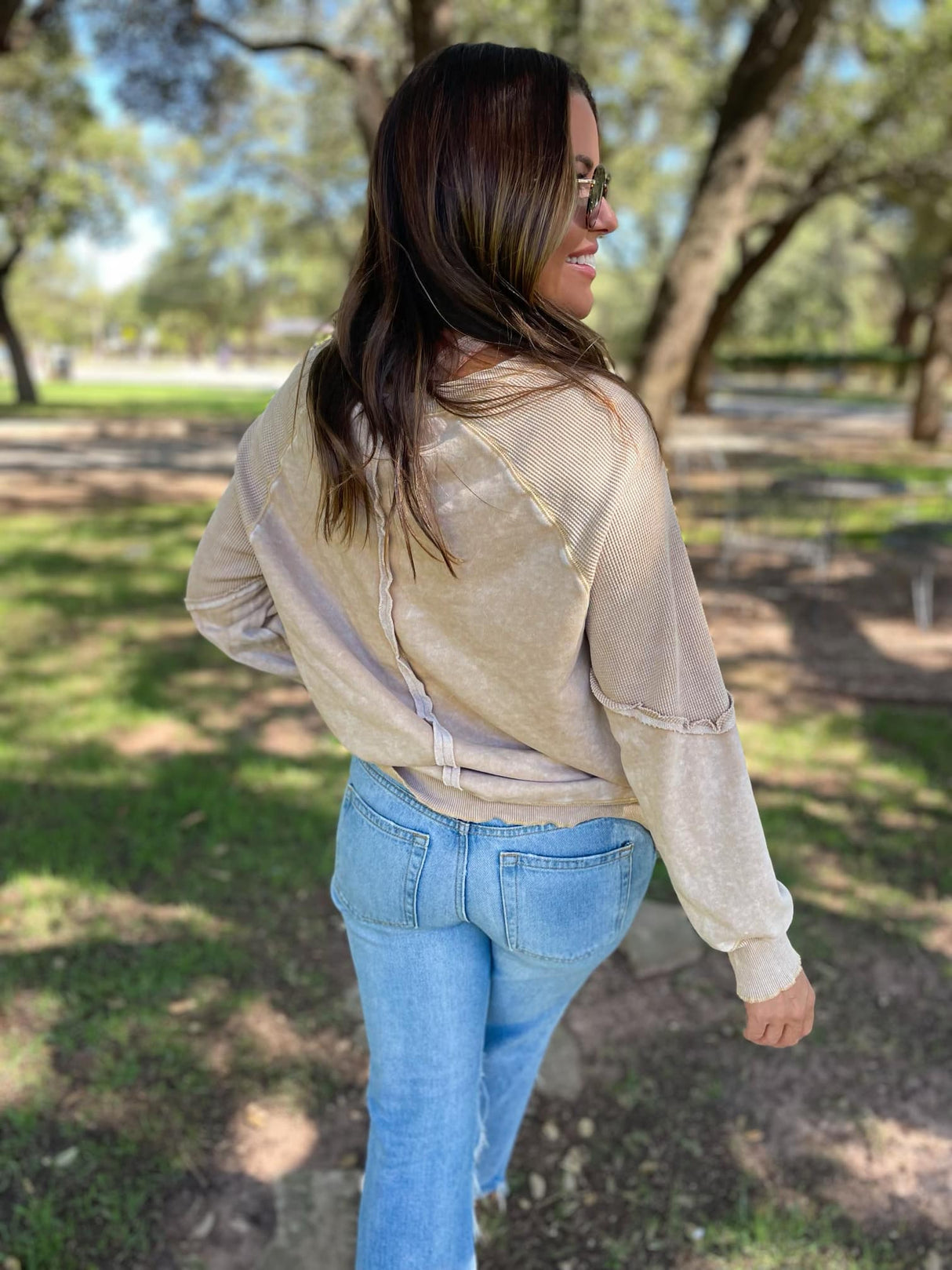 Best Selling Elliott Exposed Seam Sweatshirt in Five Colors - Liarian Unlimited Boutique