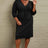 Culture Code Full Size Surplice Flare Ruching Dress