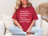 Flannels Pumpkins Graphic Tee in Multiple Colors