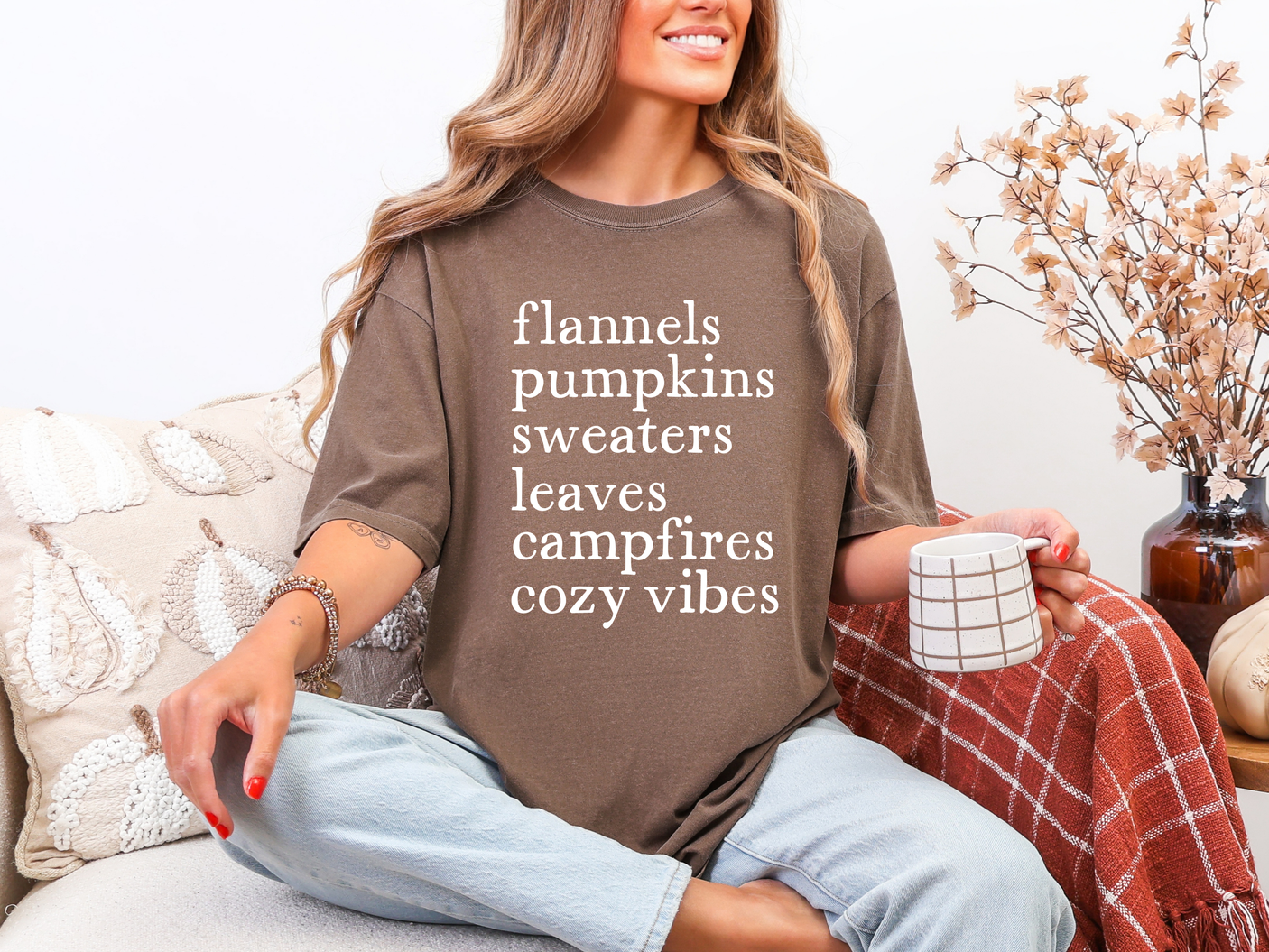 Flannels Pumpkins Graphic Tee in Multiple Colors