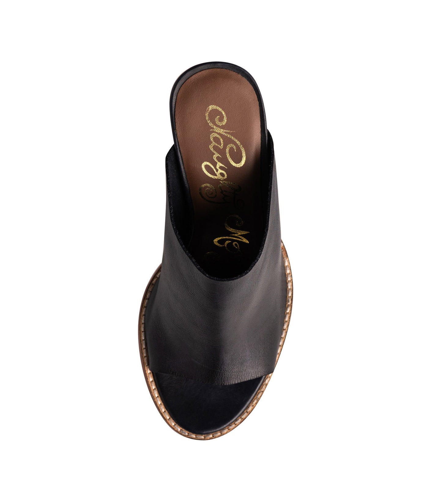 Sandalia de tacón Hallie en color negro