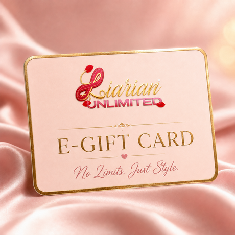 Liarian Unlimited logo pink and gold E-Gift Card