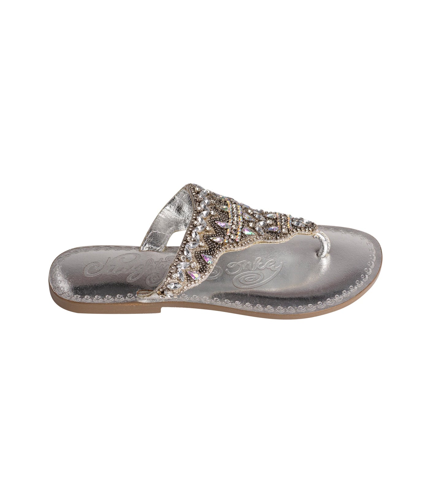 Sandalias Loving U en color plata