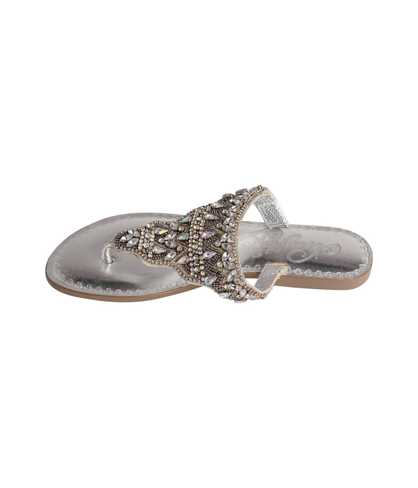 Sandalias Loving U en color plata