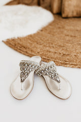 Sandalias Loving U en color plata