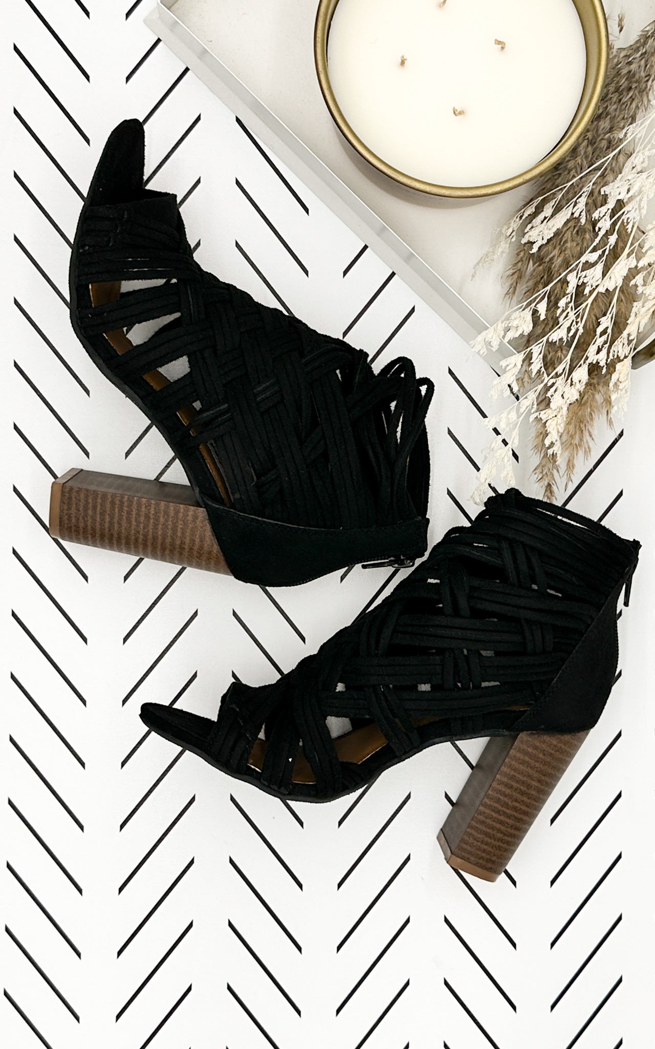 Tacón de sílice en negro