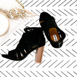 Tacón de sílice en negro