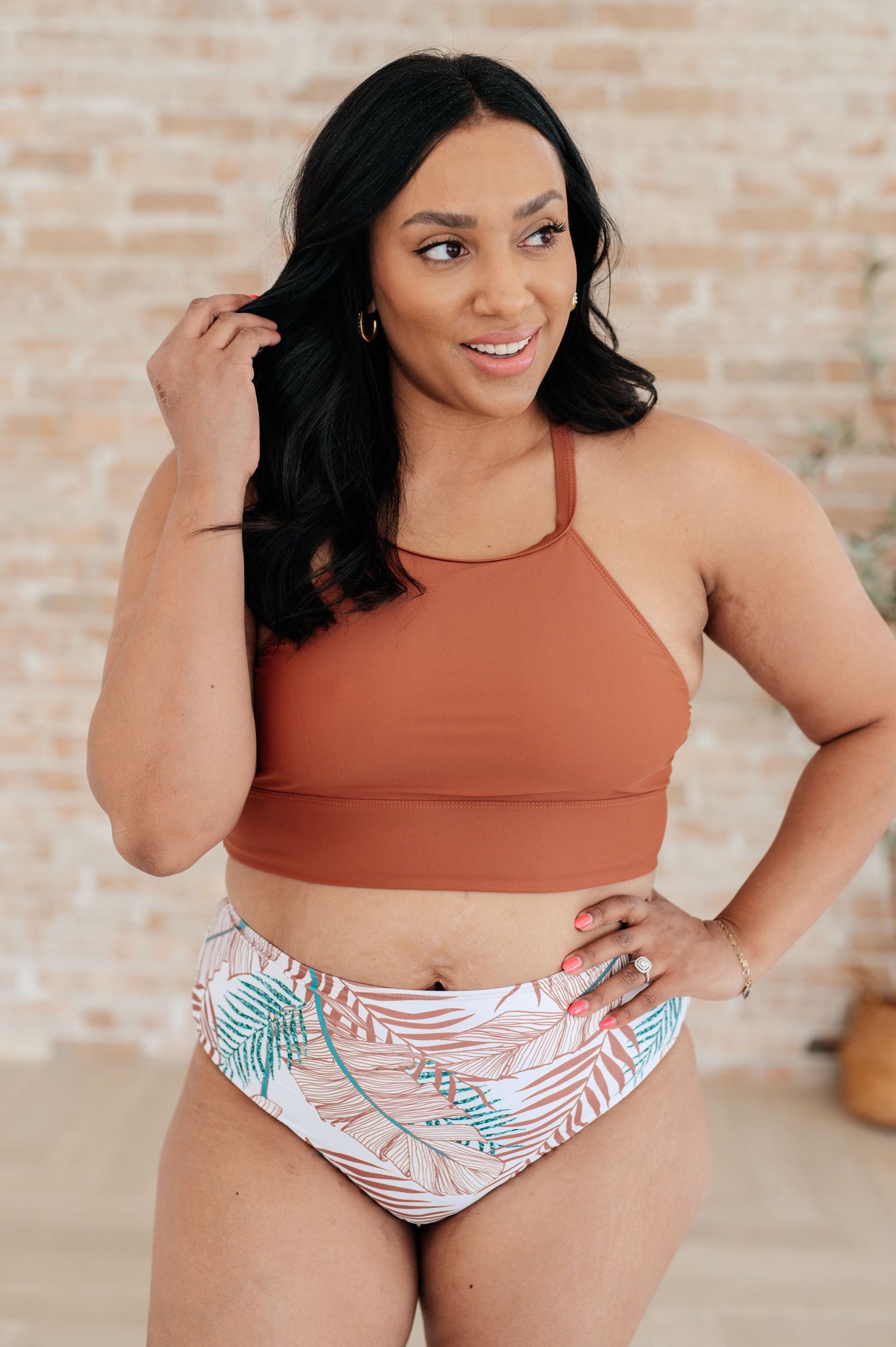 Top de baño estilo halter Bora Bora